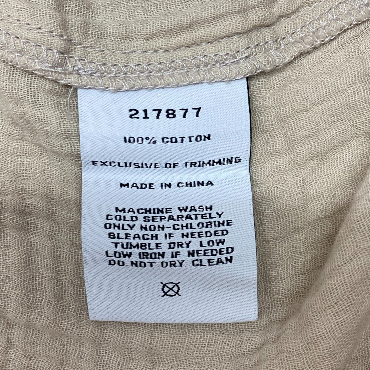 Boston Traders Women's Cotton Gauze Shorts - Sand SIZE - Large