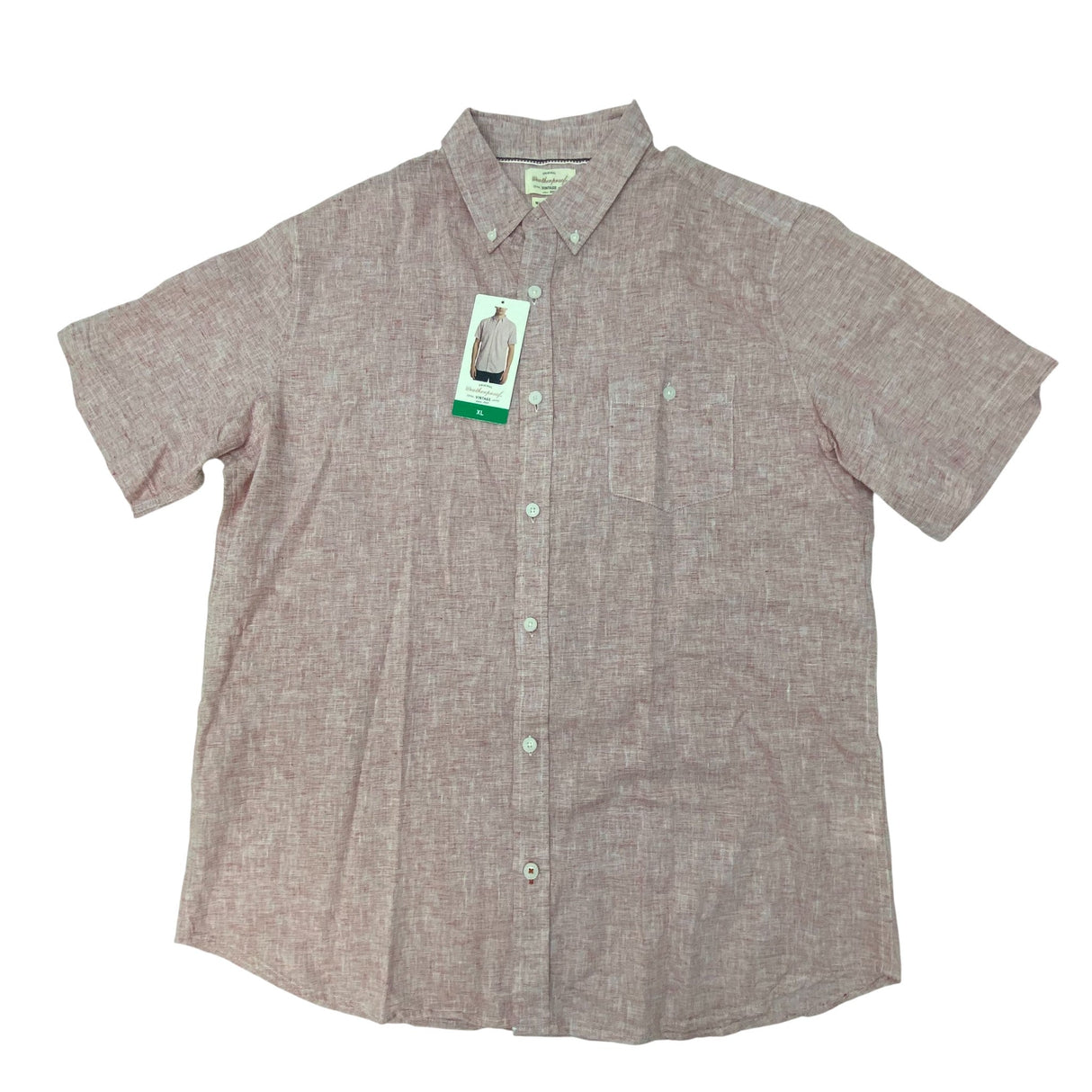 Weatherproof Men's Vintage Short Sleeve Shirt SIZE - Extra Large