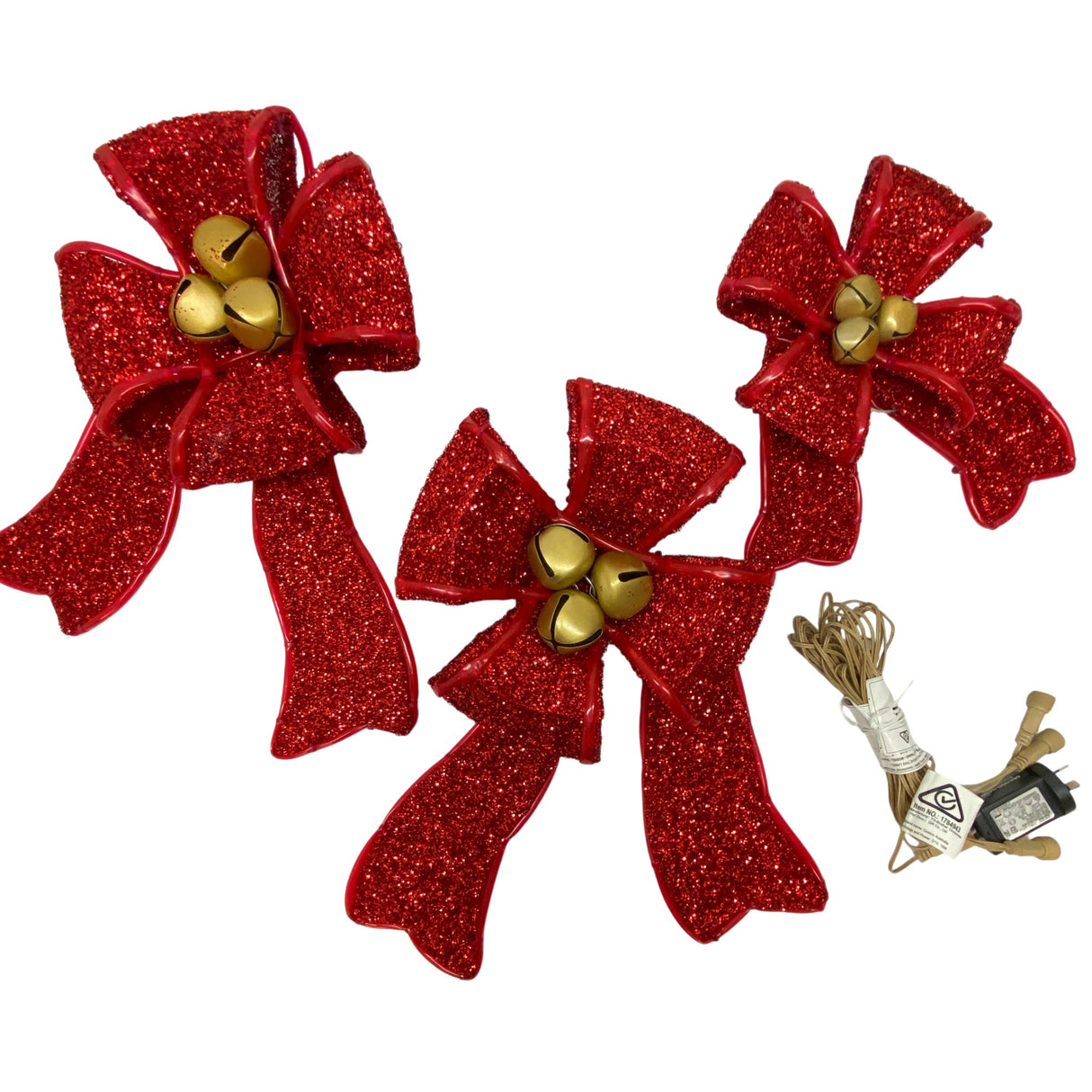 Holiday Replacement LED Bows for 3 Piece Deer Family