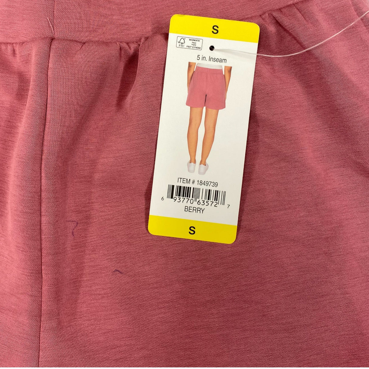 LazyPants Women's Stretch Luxe Shorts - Berry SIZE - Small