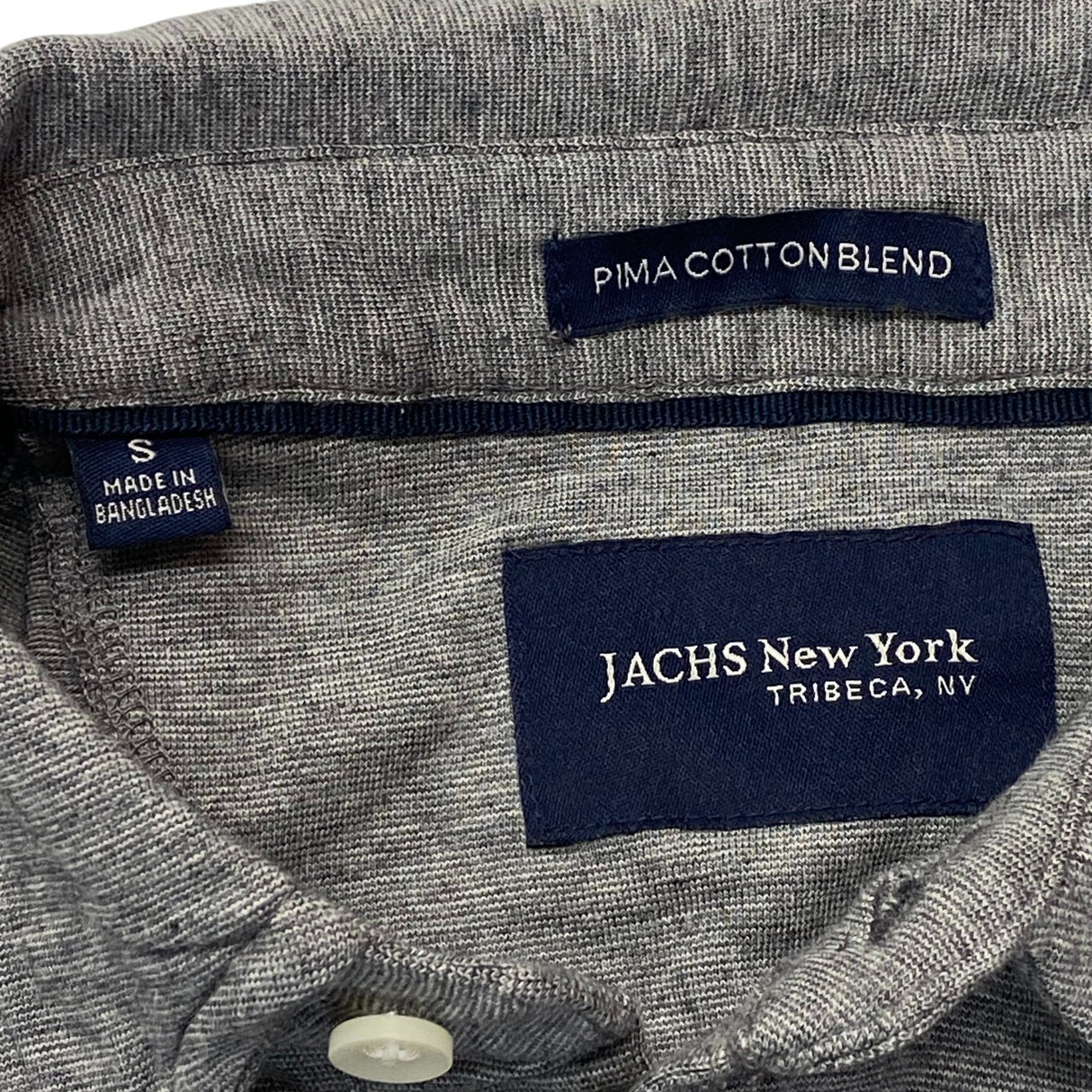 Jachs New York Men's Short Sleeve Pima Cotton Polo Shirt SIZE - Small