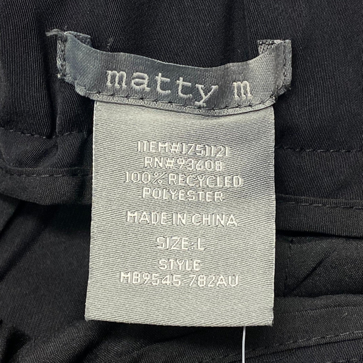 Matty M Women's Essential Trouser SIZE - Large