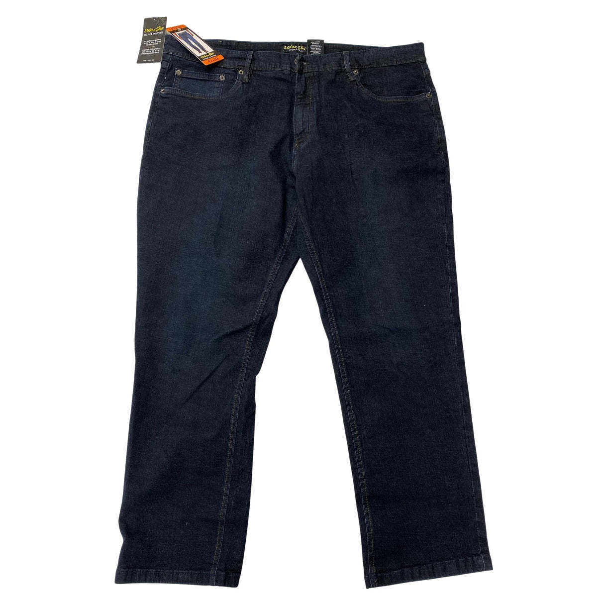 Urban Star Men's Straight Leg Jeans - Dark Wash SIZE - 42