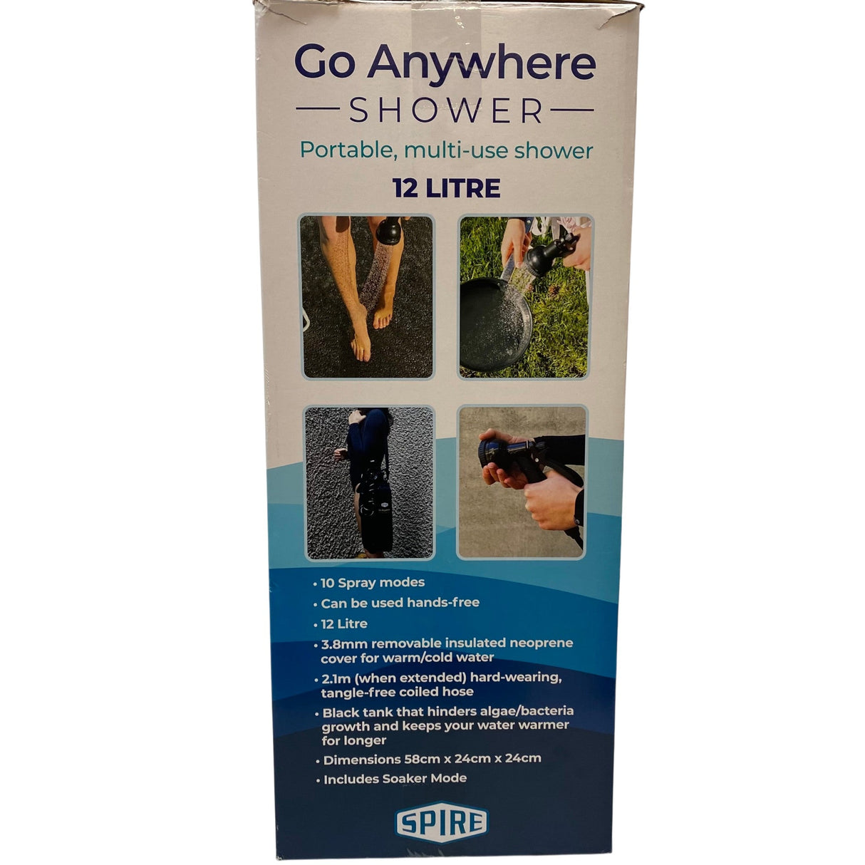 Spire 12L Go Anywhere Portable Shower