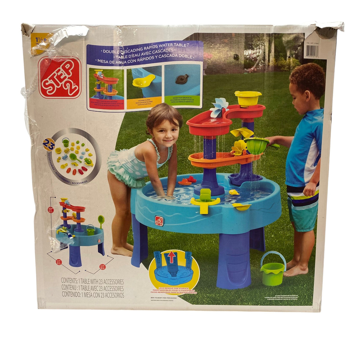 Step 2 Double Cascading Rapids Water Table