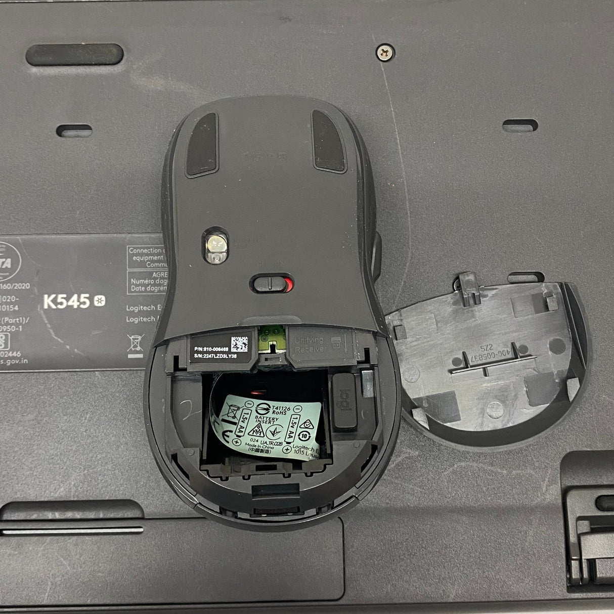 Logitech MK545 Wireless Keyboard and Mouse with Unify Dongle