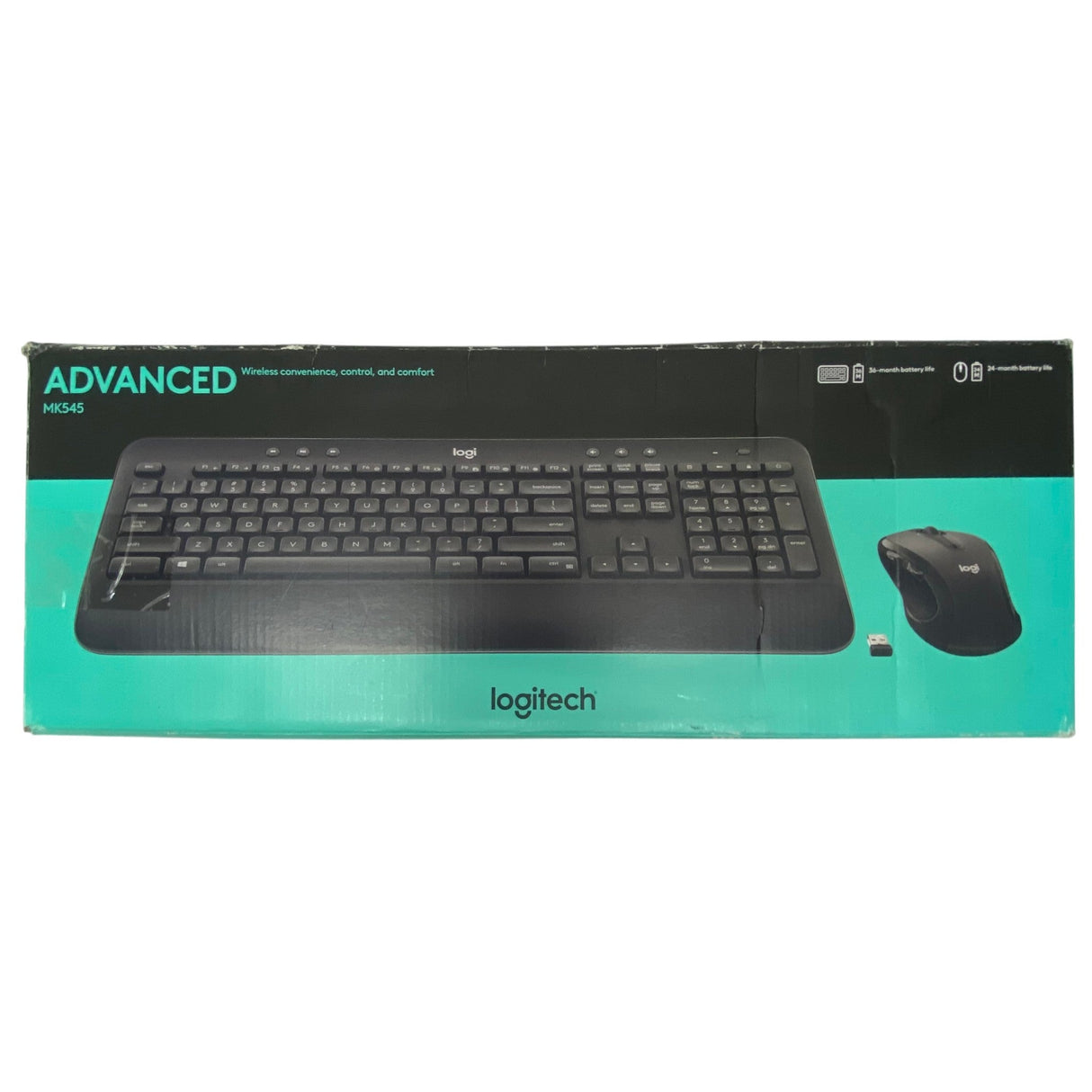 Logitech MK545 Wireless Keyboard and Mouse with Unify Dongle