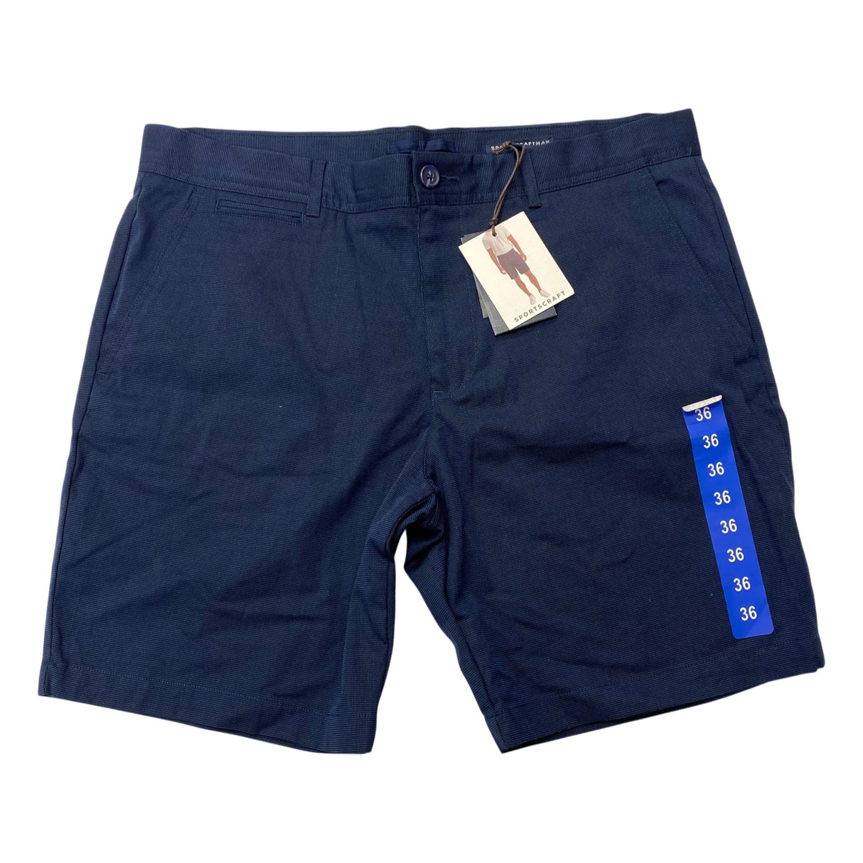 Sportscraft Men's Regular Fit Chino Shorts SIZE - 36