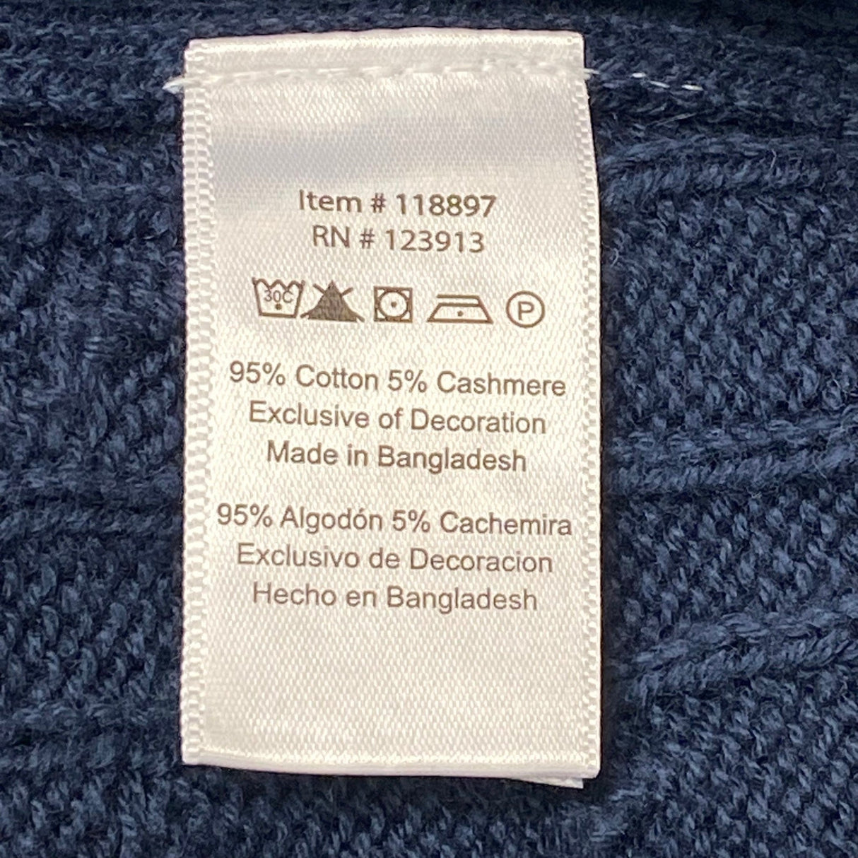 Jachs Men's Cashmere Blend Knit Jersey SIZE - Extra Large