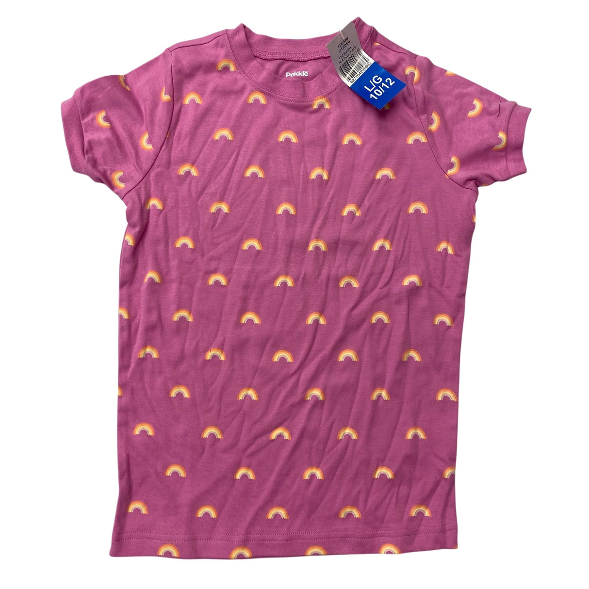 Pekkle Kids T-Shirt - Rainbows SIZE - Large
