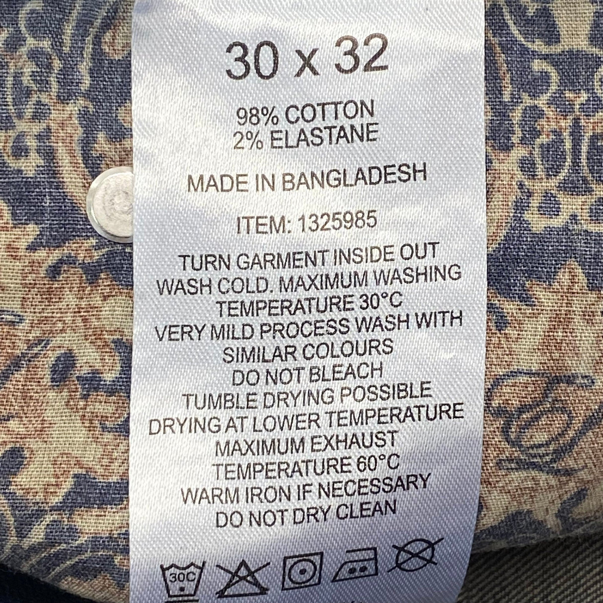 English Laundry Men's Harrow/Straight Fit Jeans - Dark Indigo 30x32 SIZE - 30