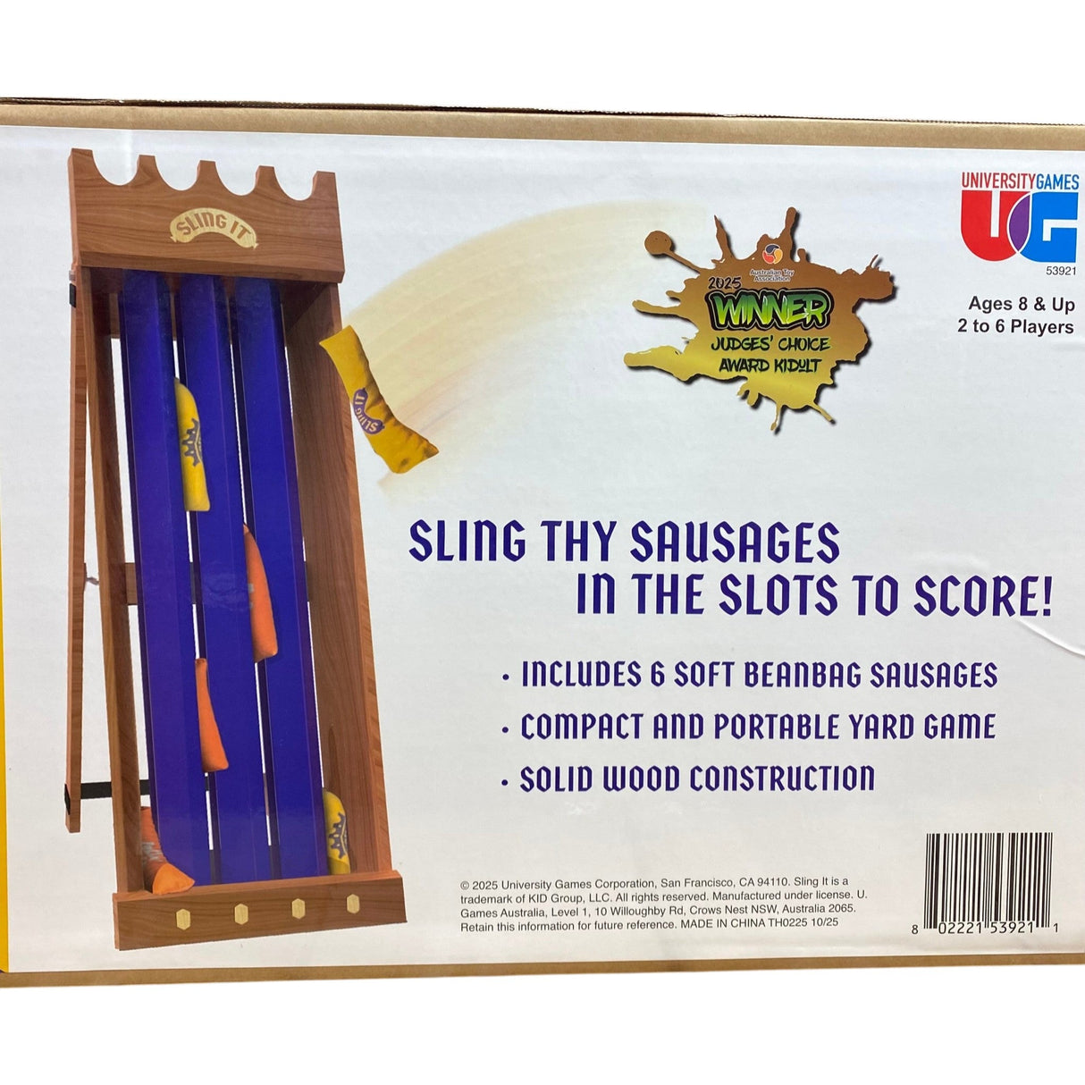 Sling It Minstrel Medieval Sausage Slinging Game