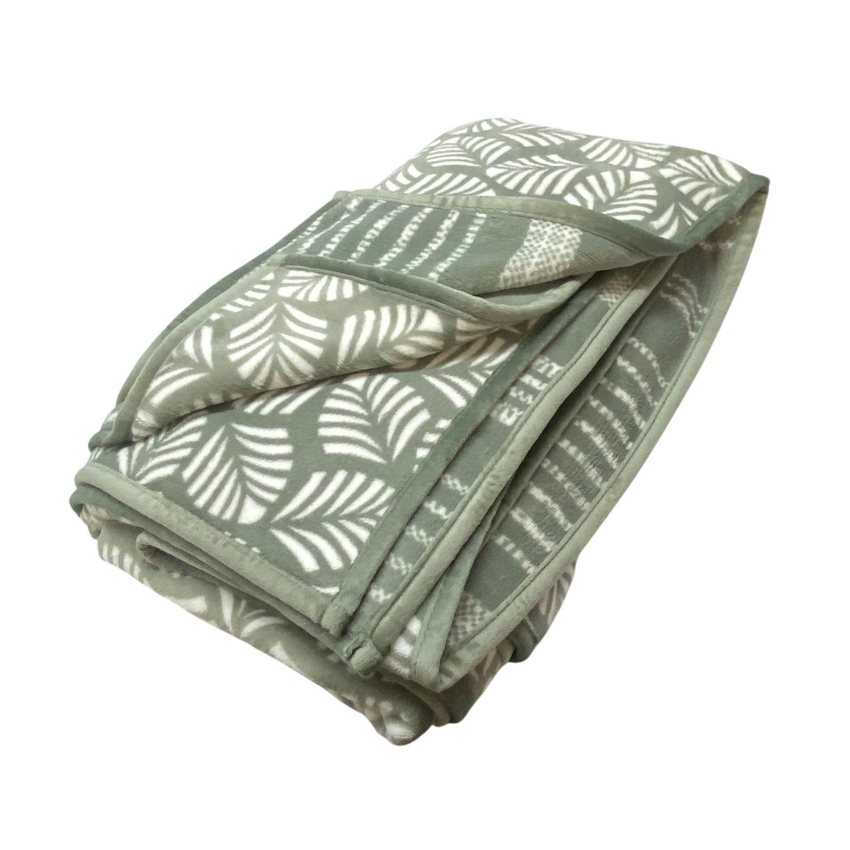 Berkshire Reversible Plush Throw - 152cm x 178cm - Sage
