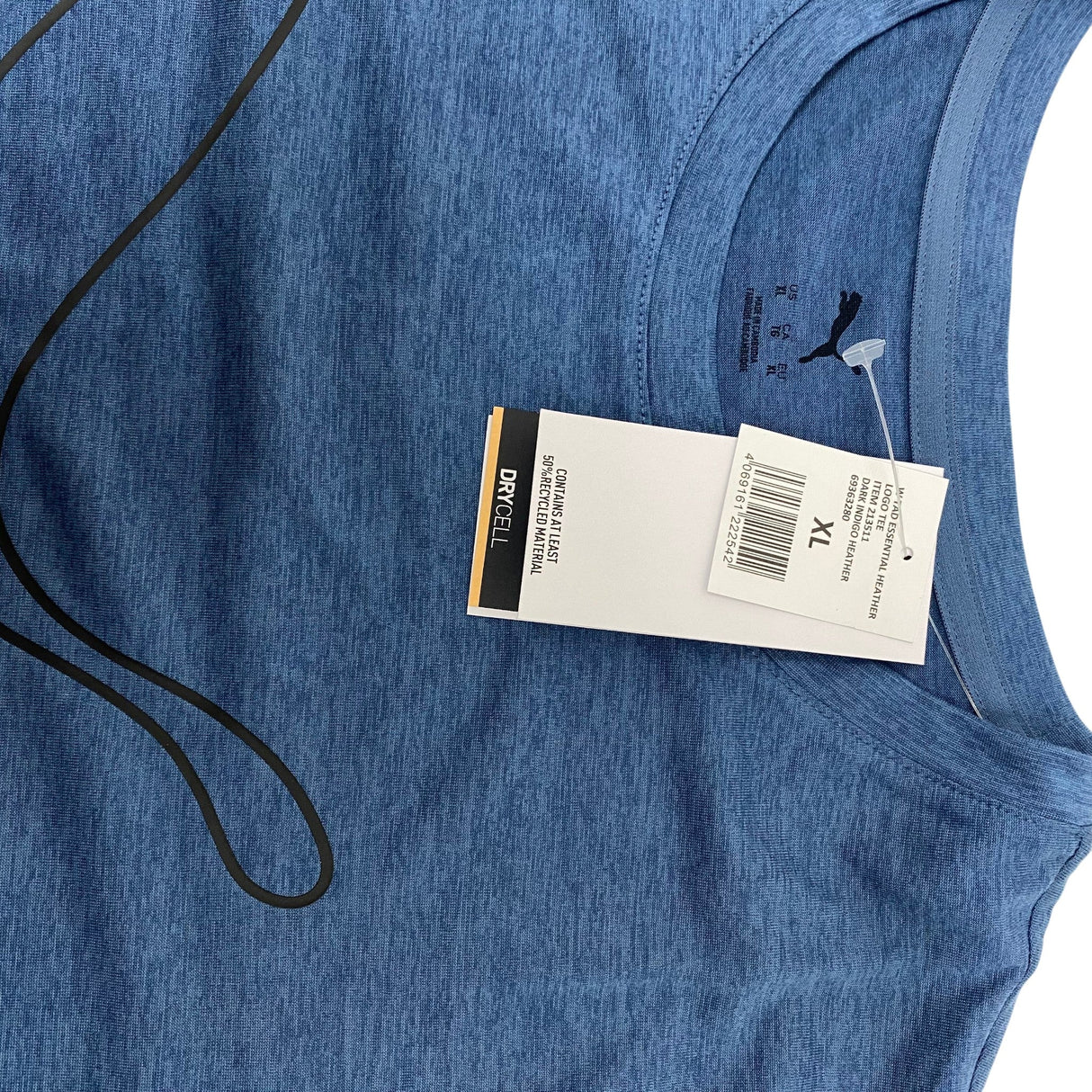 Puma Woman's Tad Essentials Heather Logo Tee SIZE - Extra Large