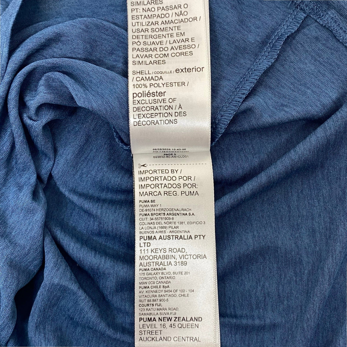 Puma Woman's Tad Essentials Heather Logo Tee SIZE - Extra Large