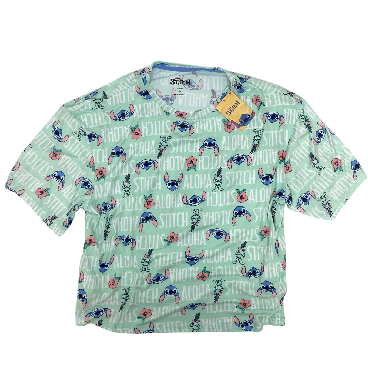Disney Women's Licensed Stitch Summer Pyjama Set SIZE - Extra Large