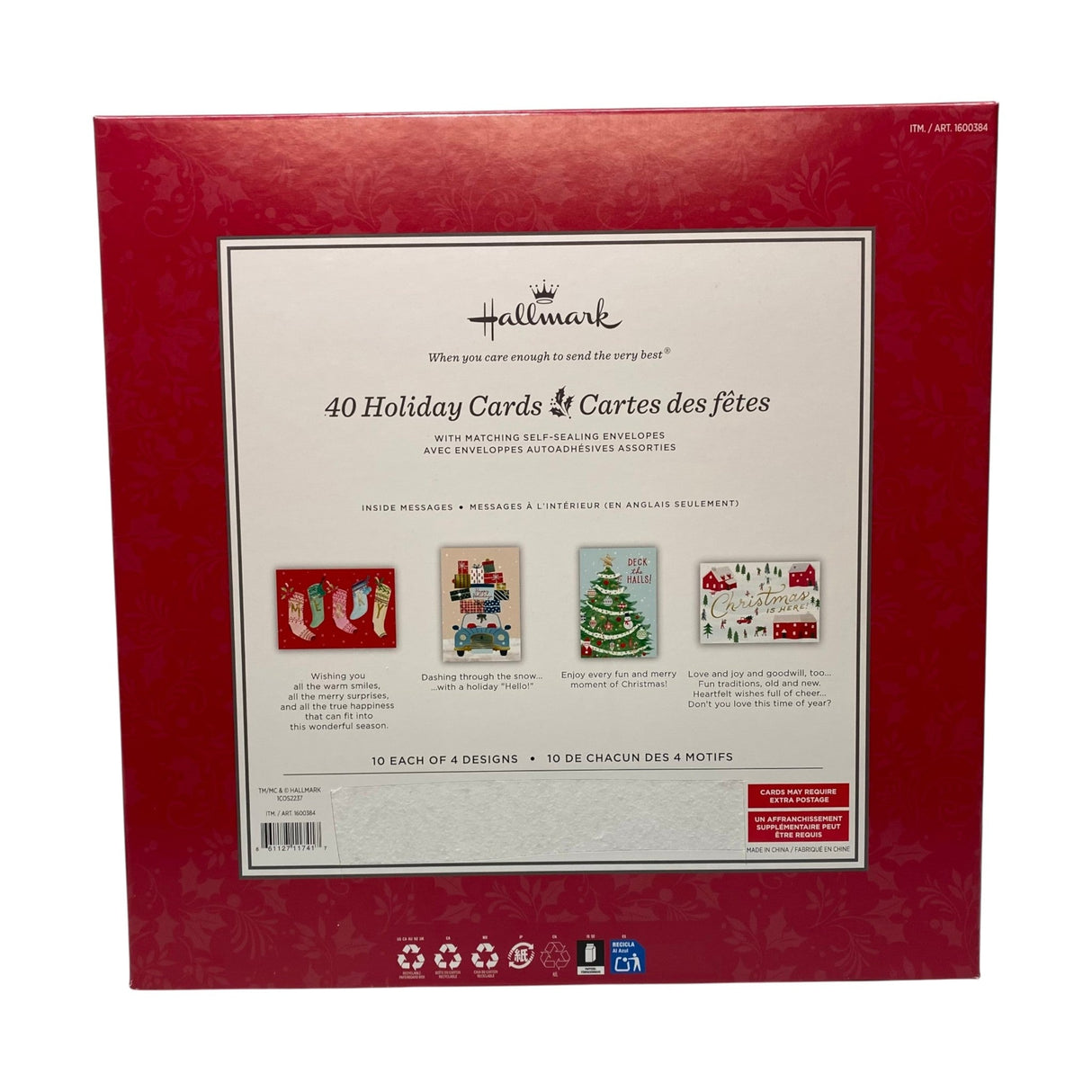 Hallmark 40x Holiday Greeting Cards - Traditional Icons