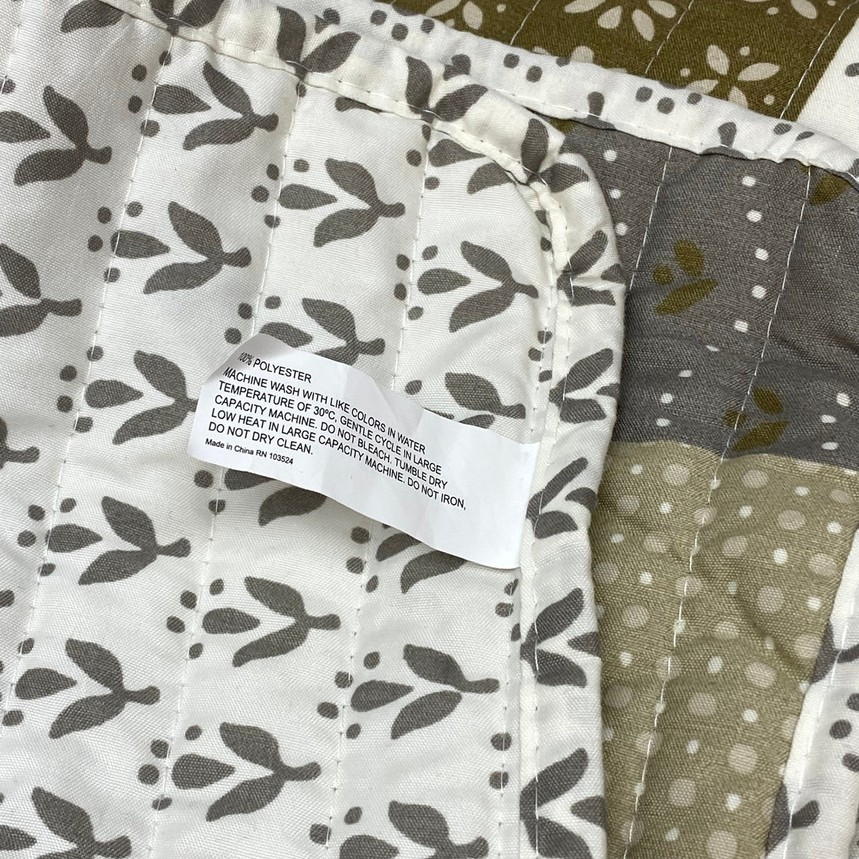 Fraiche Maison Microfiber Quilt - Queen - Patchwork