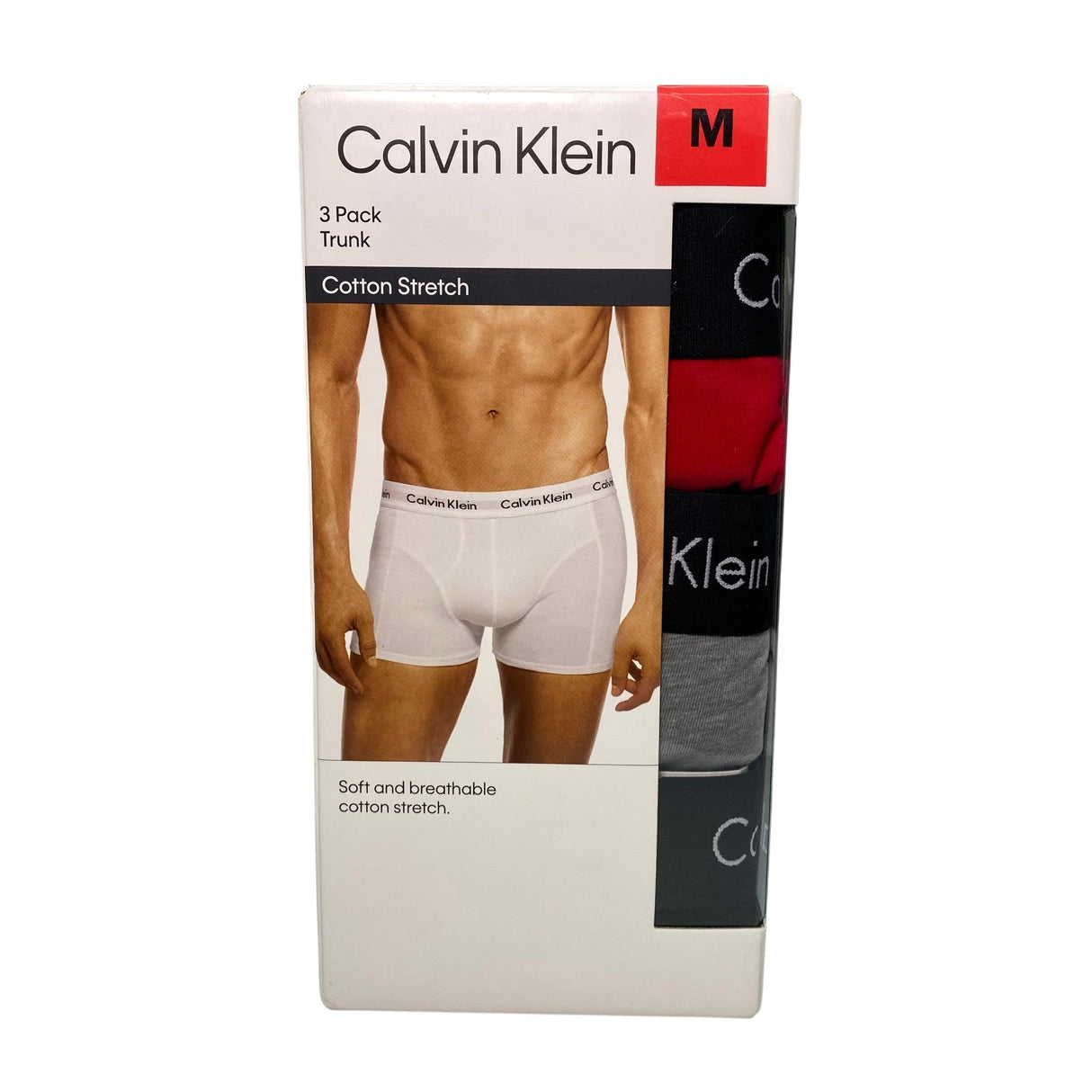 Calvin Klein Men's 3x Cotton Stretch Trunks SIZE - Medium