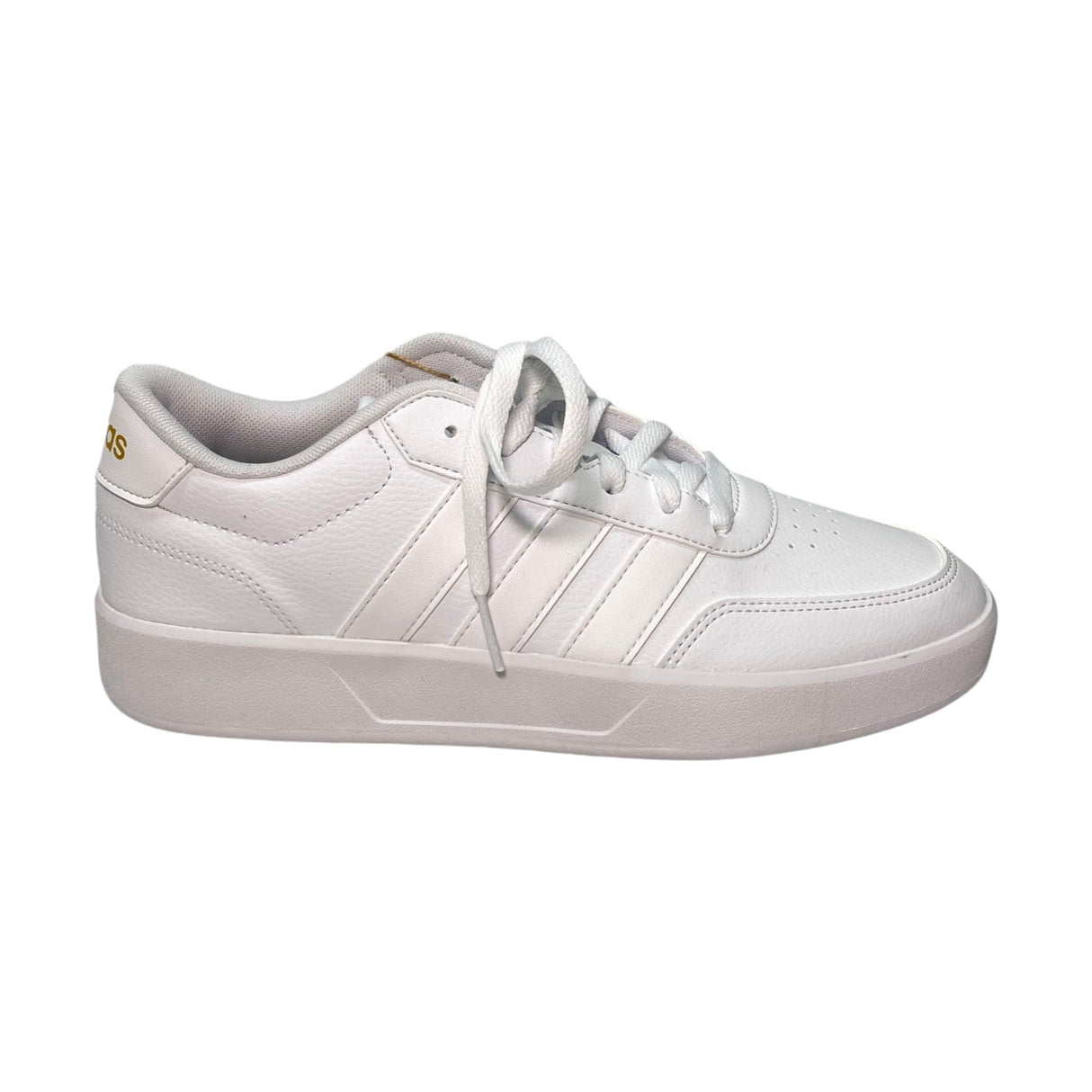 Adidas Women's Breaknet Sneakers - White/Gold SIZE - 8