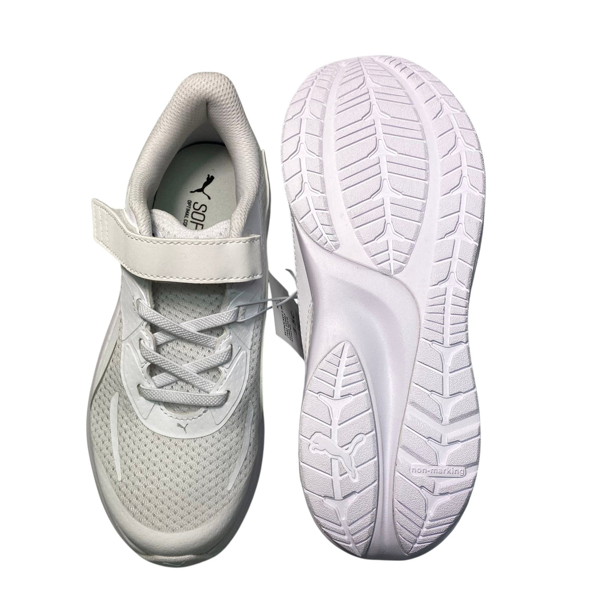 Puma Girls Skyrocket Sneakers with Velcro Strap SIZE Euro 35