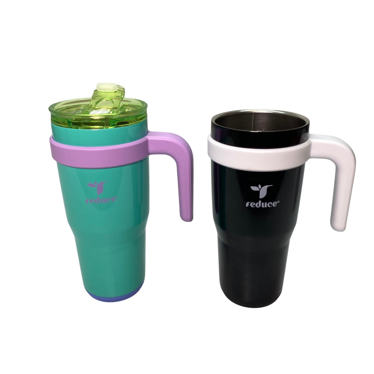 Reduce 2x Cold1 700ml Insulated Mugs with Handles and 1x Lid