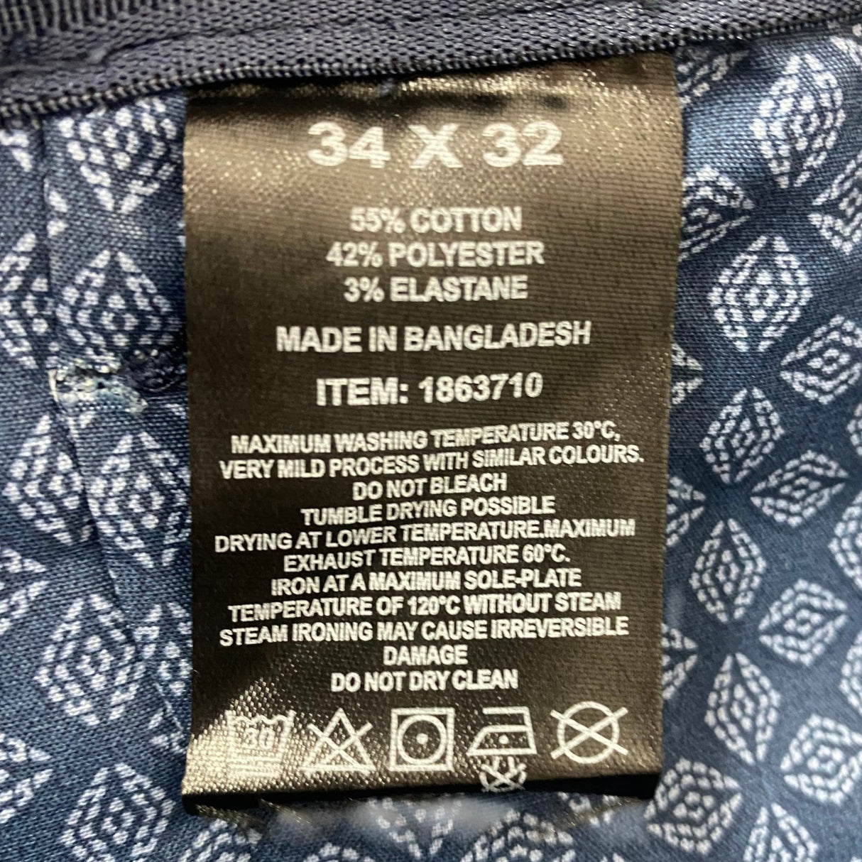 English Laundry Men's AirTouch Comfort Straight Fit Pants - Blue SIZE - 34