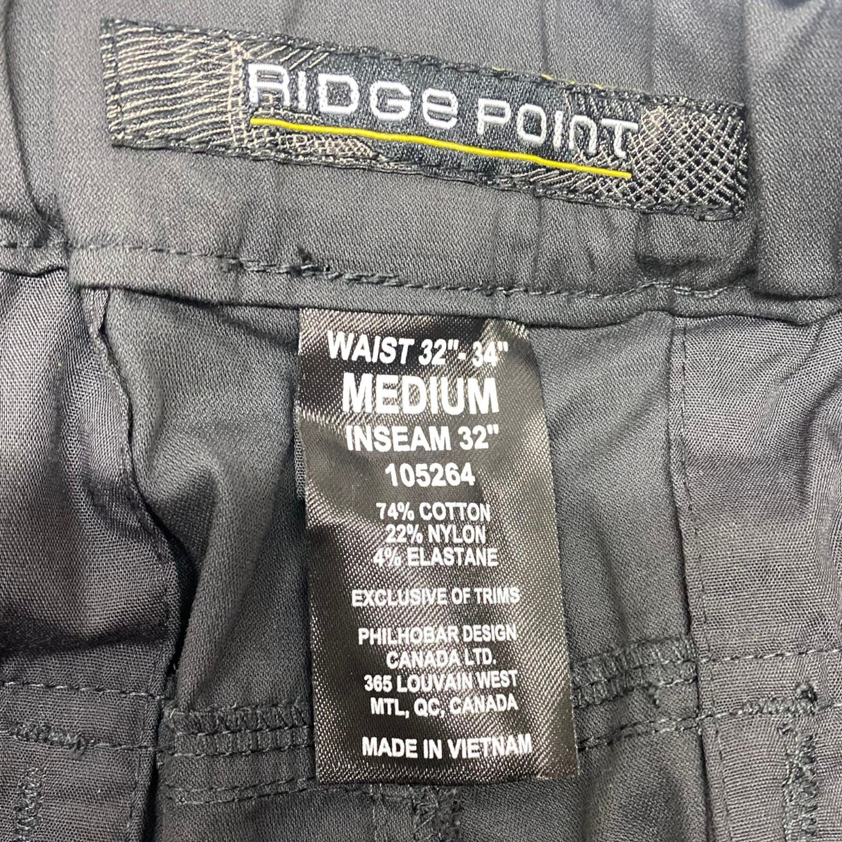 Ridge Point Men's Zip-Off Convertible Pants SIZE - 32 Medium