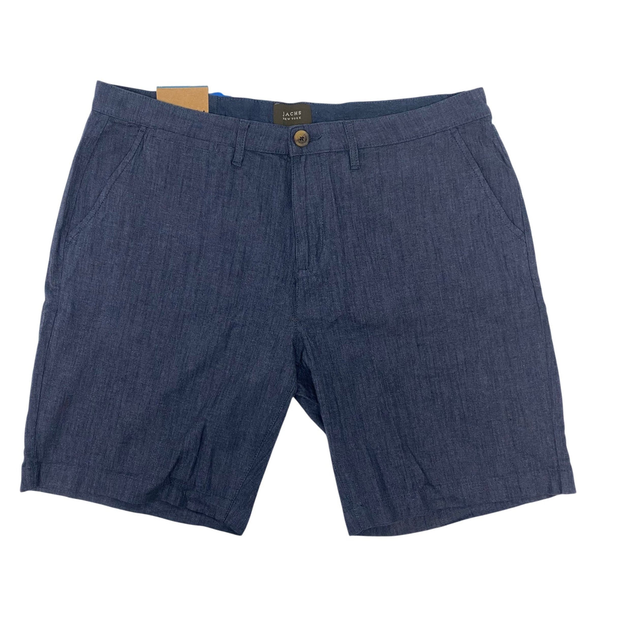 Jachs Men's Chambray Shorts - Navy SIZE - 36