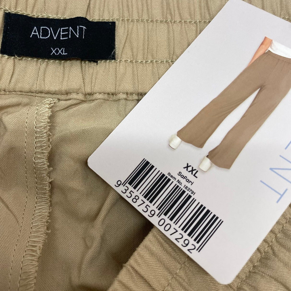 Advent Women's Palazzo Pants - Safari Brown SIZE - XXL