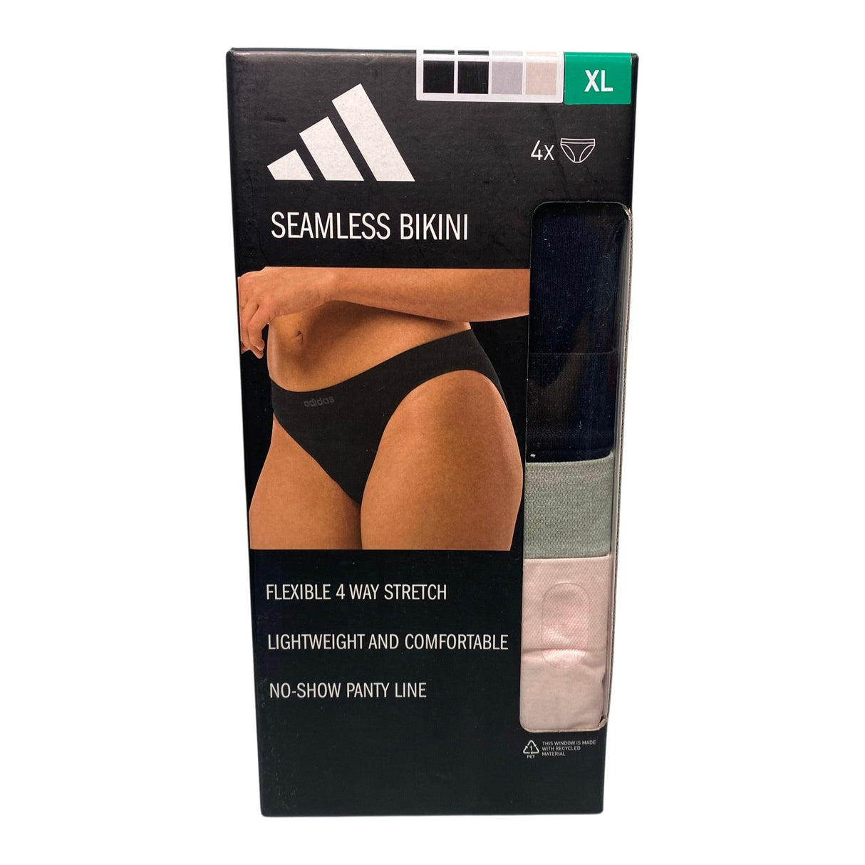 Adidas Women's 4x Seamless Bikini - Light Colours SIZE - Extra Large