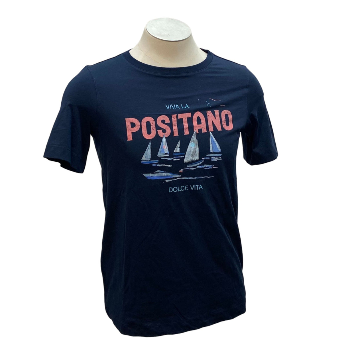 JAG Women's Oversized Graphic Tee - Positano SIZE - 6