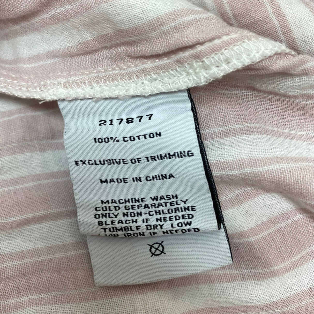 Boston Traders Women's Relaxed Fit Cotton Shorts - Pink/White Stripe SIZE - Large