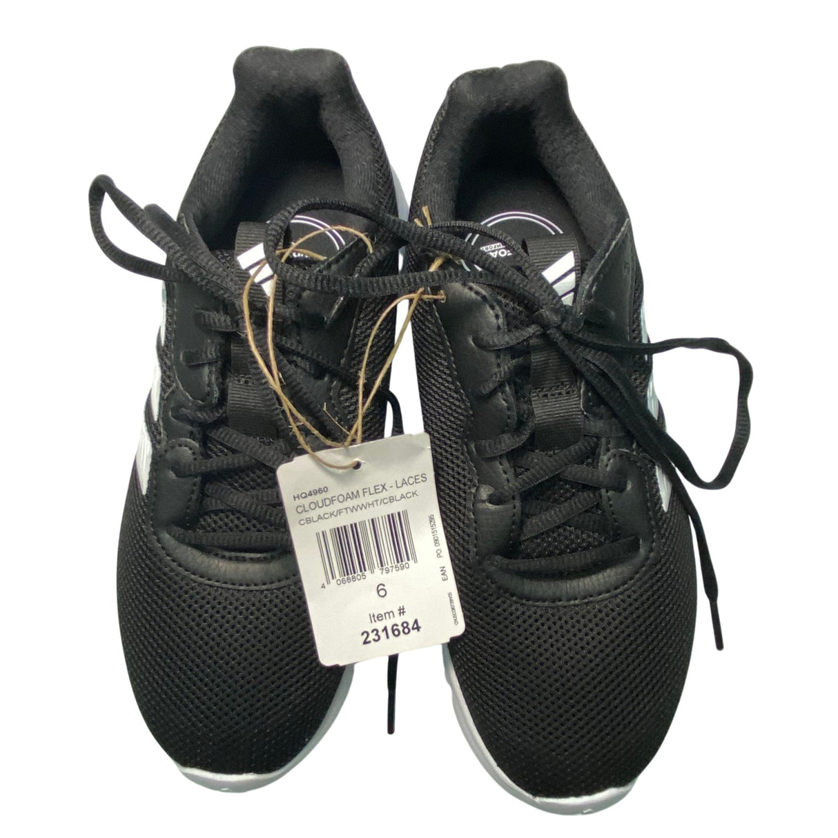 Adidas Women's Wide Fit Cloudfoam Flex Sneakers SIZE - 6