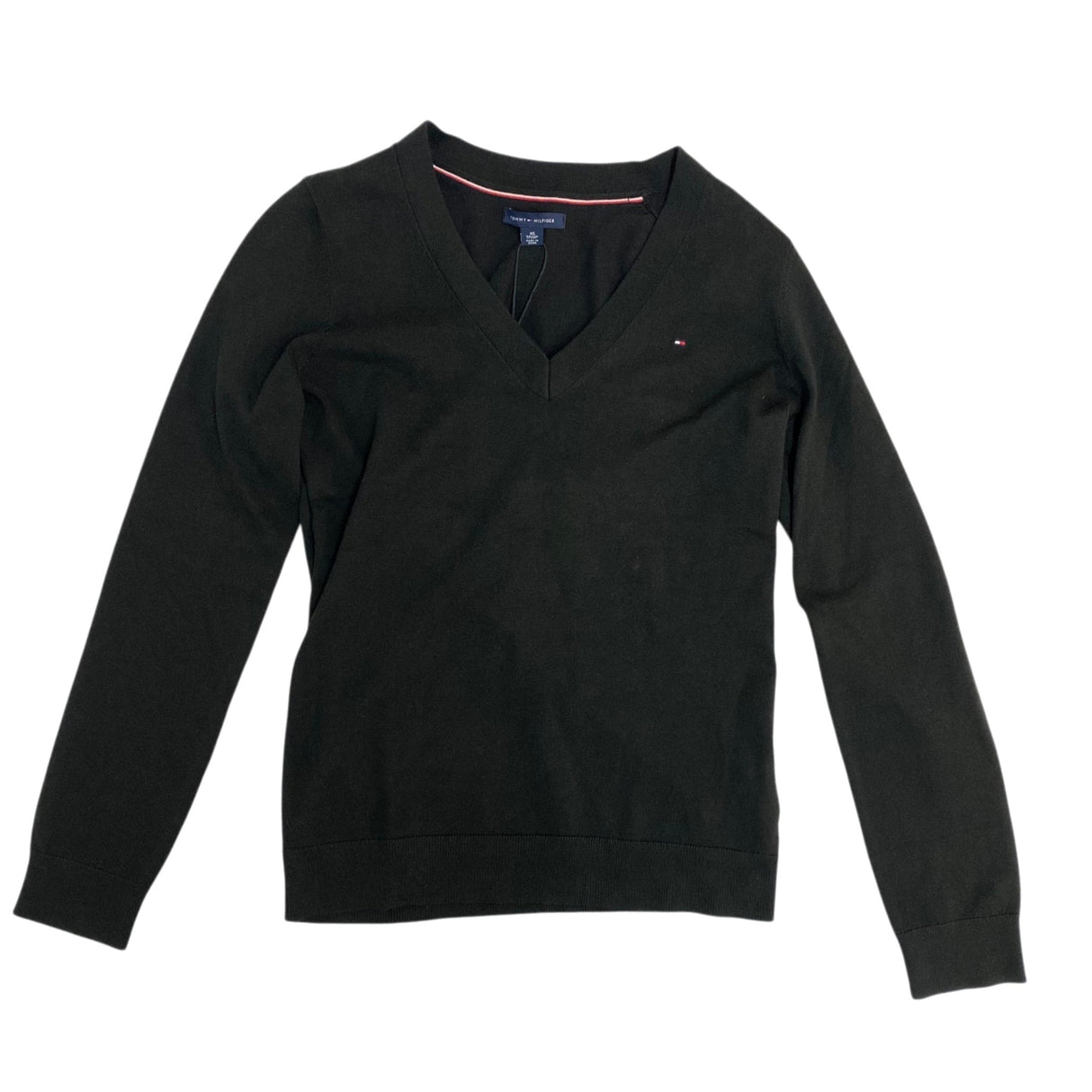 Tommy Hilfiger Women's Ivy V-Neck Knit Jersey SIZE - Extra Small