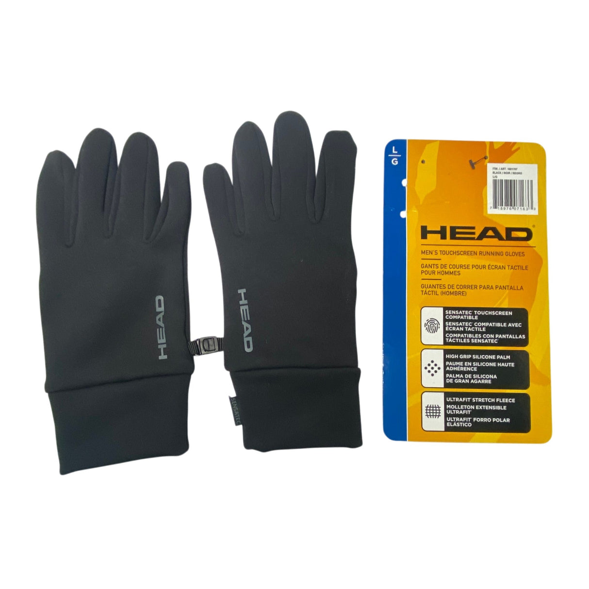 Head Men's Touchscreen Running Gloves SIZE - Large