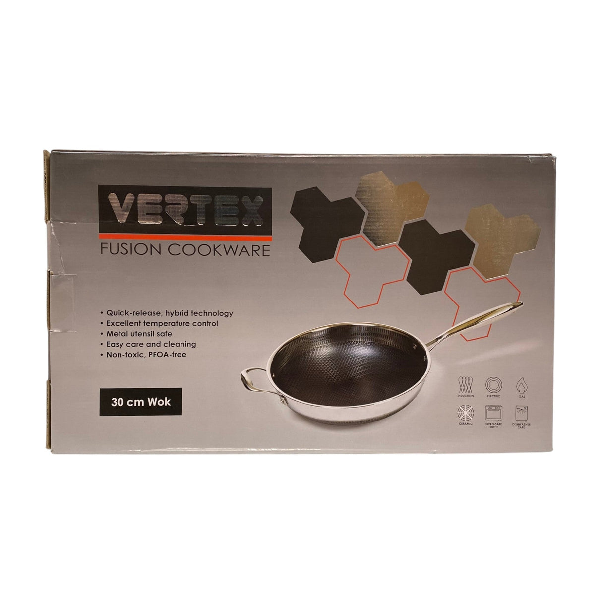 Vertex Fusion Cookware 30cm Wok