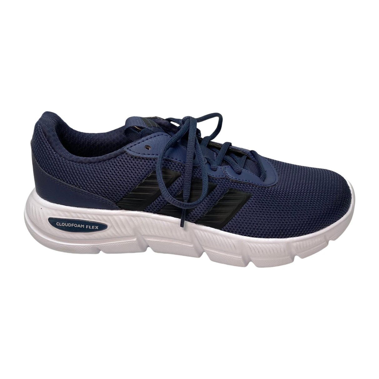 Adidas Men's Cloudfoam Flex Wide Fit Sneaker - Navy SIZE - 8