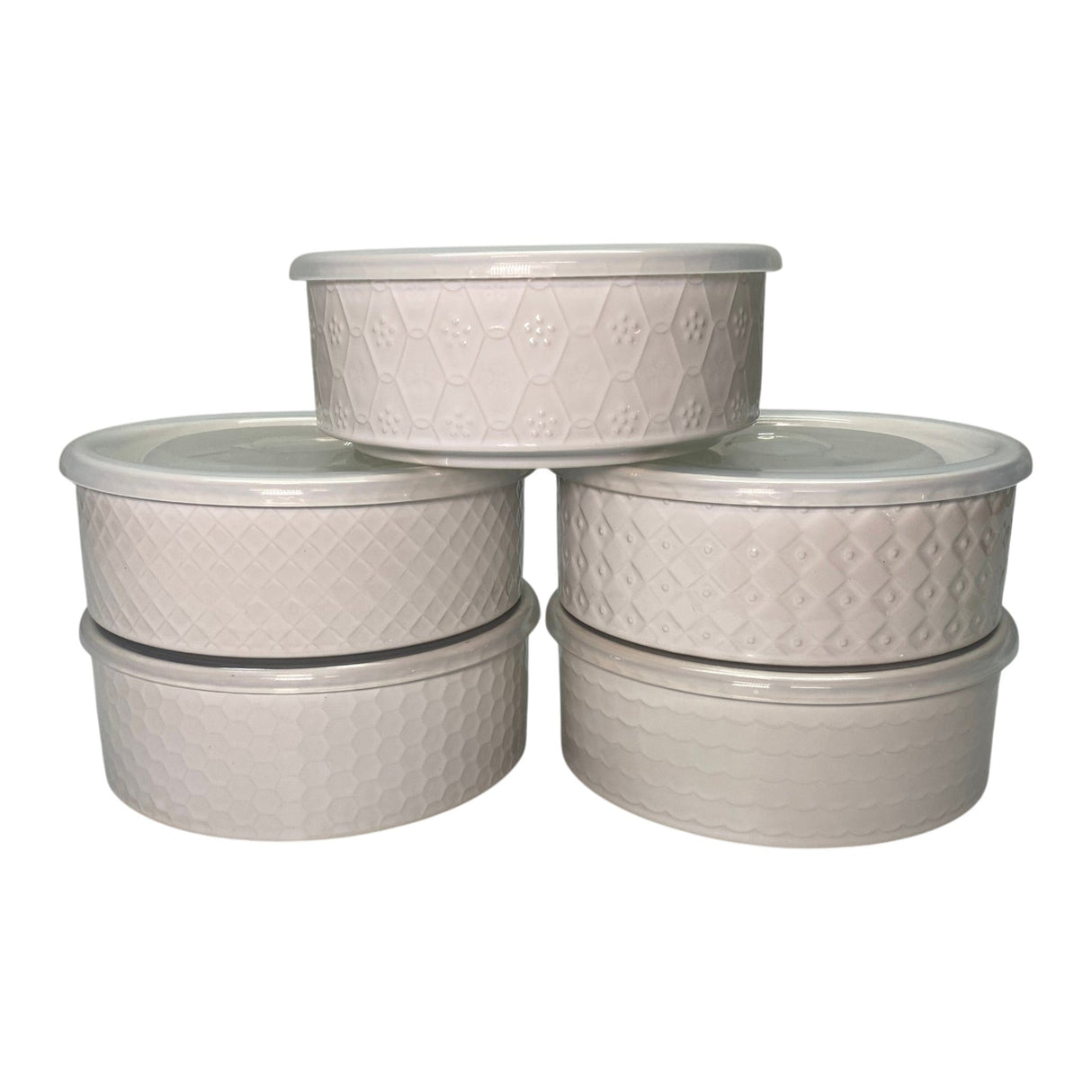 Signature 5x Low Bowls with Lids