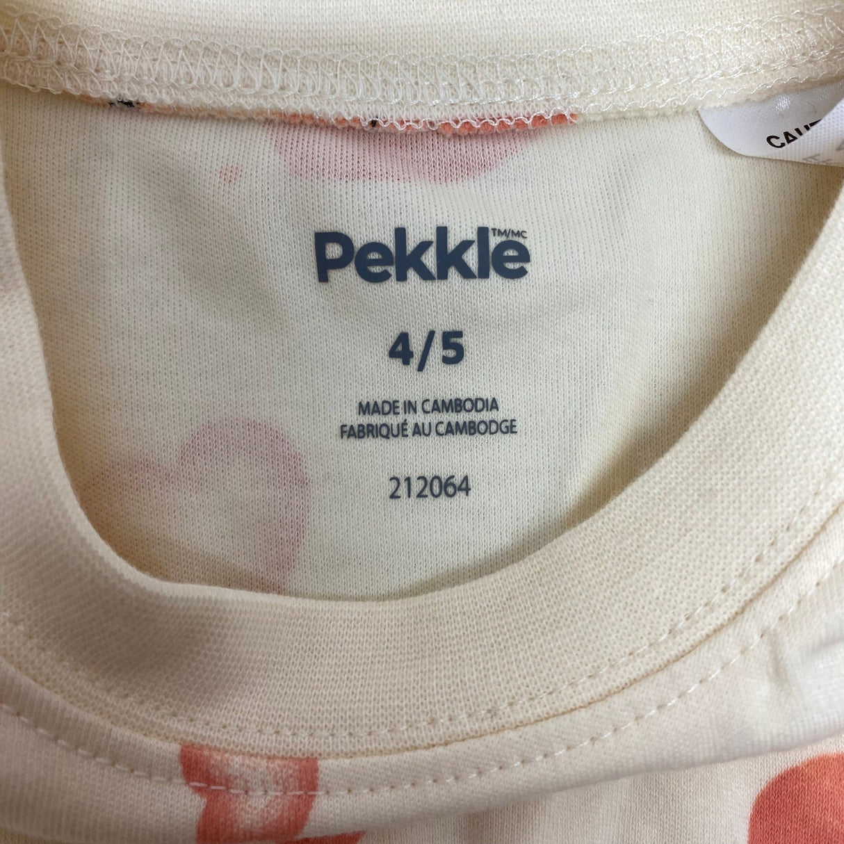 Pekkle Kid's Sleep Set Hearts - 4/5 years SIZE - 4.5