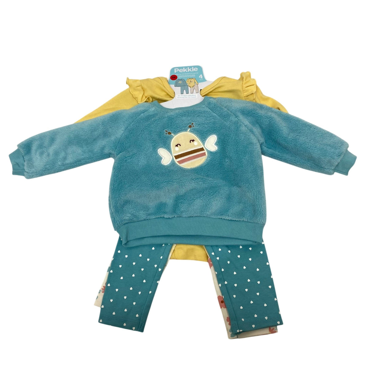 Pekkle Girl's 4 Piece Clothing Set - 9 Months SIZE - 9