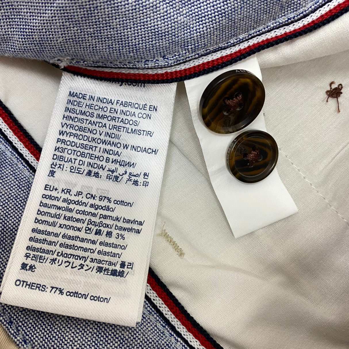 Tommy Hilfiger Men's Straight Fit Chino Pants SIZE - 40