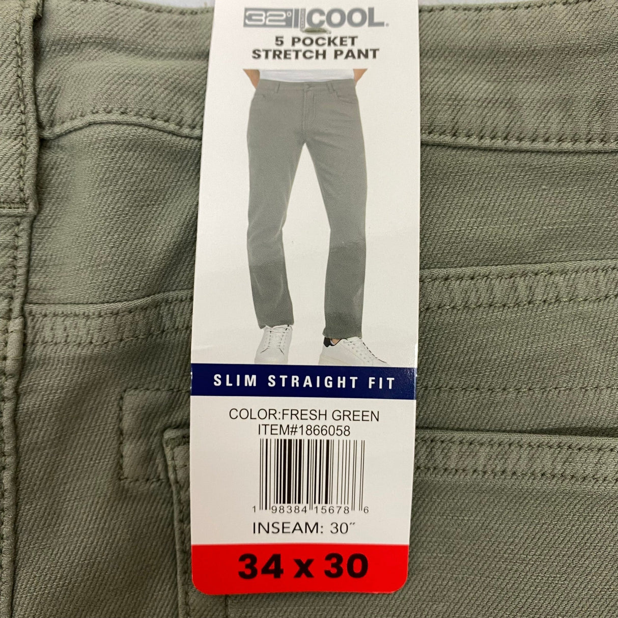32 Degrees Men's Slim Straight Fit Jeans 34 x30 SIZE - 34