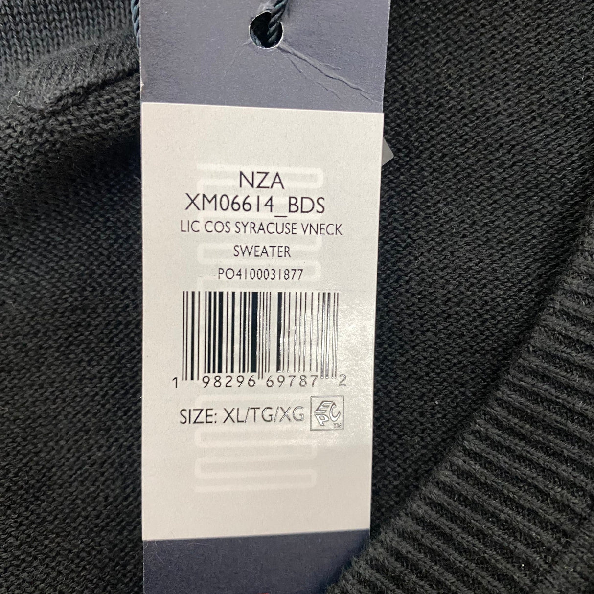 Tommy Hilfiger Men's Syracuse V Neck Sweater SIZE - Extra Large