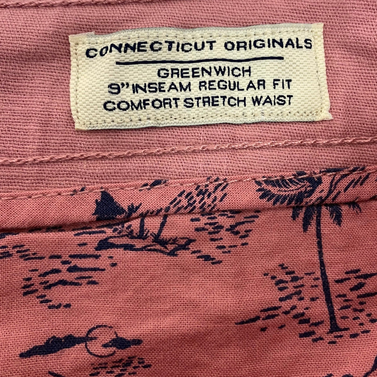 Tailor Vintage Men's Stretch Linen Cotton Walking Short SIZE - 38