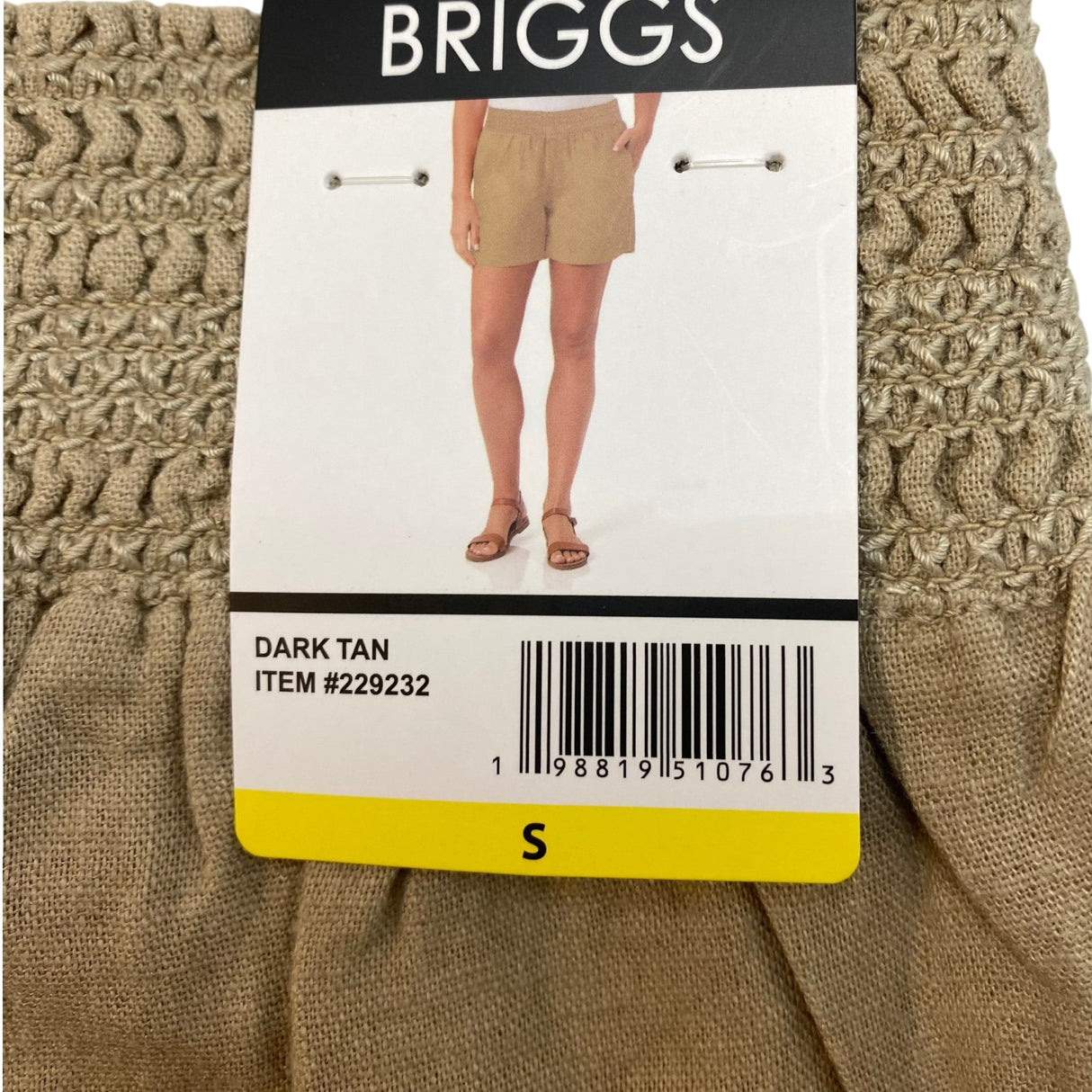 Briggs Women's Relaxed Linen Shorts SIZE - Small