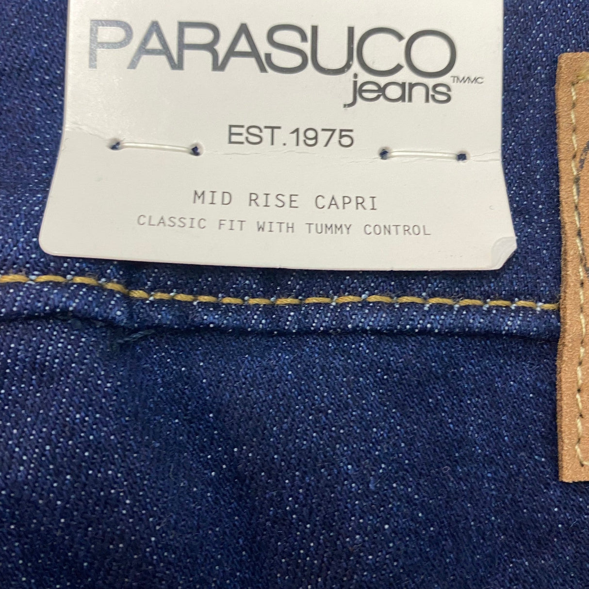 Parasuco Women's Mid Rise Capri Jeans SIZE - 6