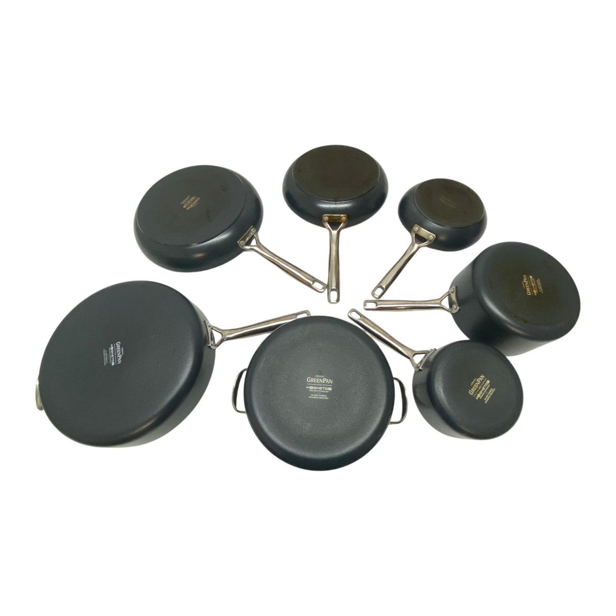 Greenpan Eras 7 Piece Ceramic Non-Stick Cookware Set with Lids - CLICK AND COLLECT ONLY