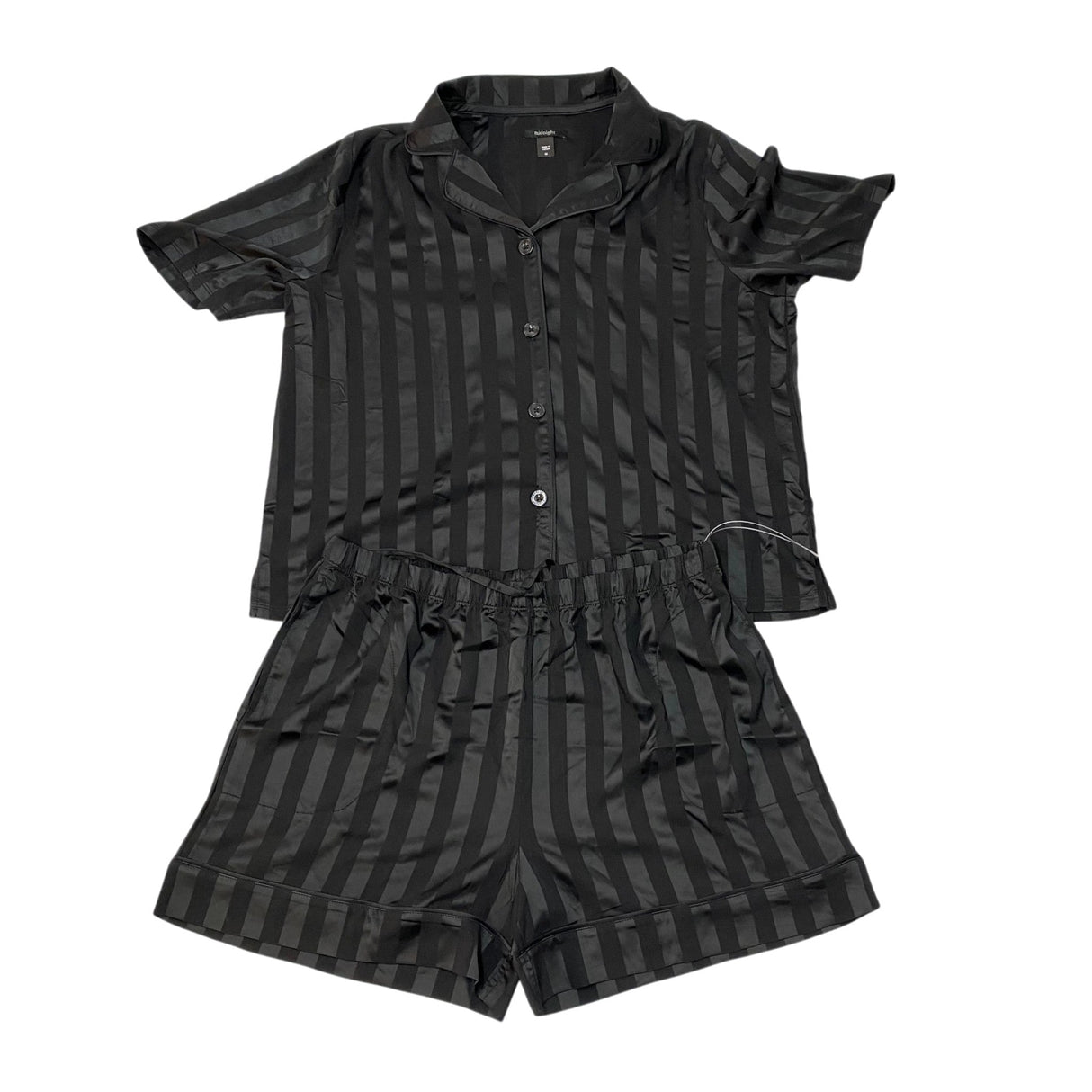 Midnight Women's 2 Piece Satin Summer Pyjamas SIZE - Medium