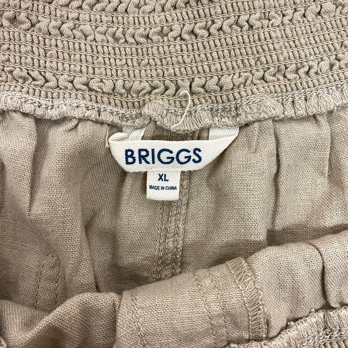 Briggs Women's Relaxed Linen Shorts SIZE - Extra Large
